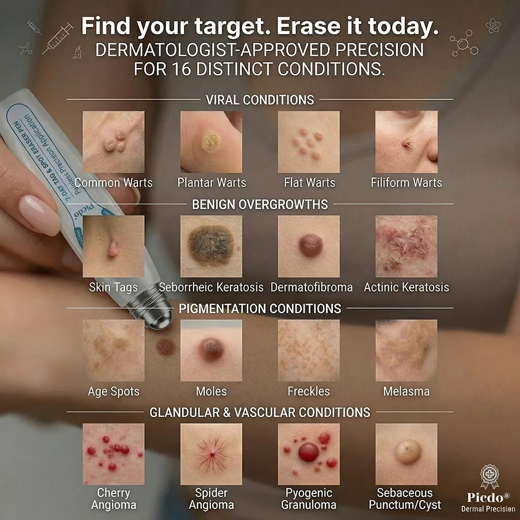 Official Brand Store |✅🧑🏻‍⚕️Natravor® 7-Day Tag & Spot Eraser(Zero Pain, Zero Scars Rollerball)